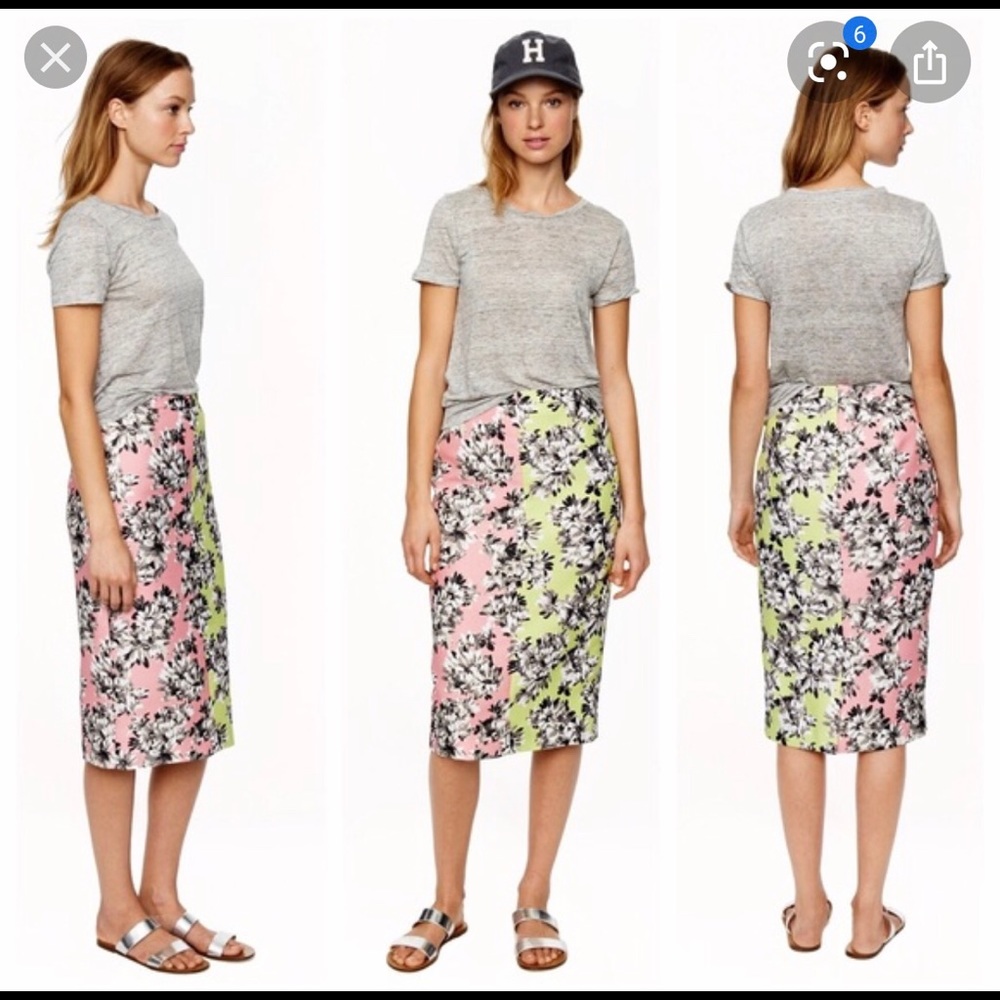 J Crew Collection Pencil Skirt Size 6